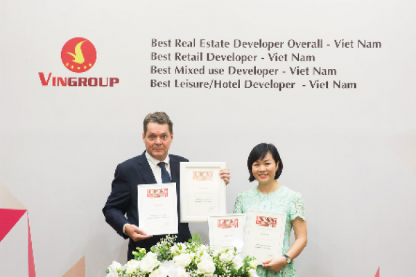 Vingroup trở thành ‘Nhà phát triển bất động sản tốt nhất Việt Nam’
